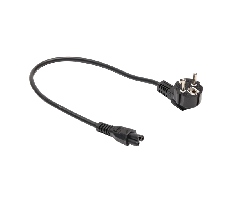 JT008/FY003 + JT-ST2B/ST2B 16A 250V Steker Siku 90 Derajat Tiga Pin Standar Eropa dengan Konektor IEC C5