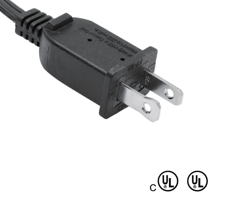 FY-2R 13A 125V Steker Standar Amerika Dua Pin Dengan Sekring