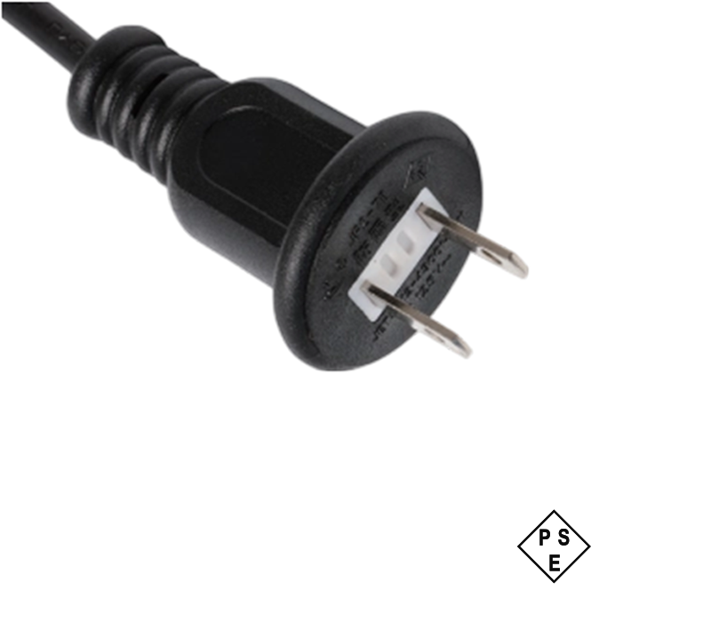 JF2-7B/12B/15B+ JZF2-7/12/15 15A 125V Gaya Jepang 2-Pin Steker Tahan Air dan Kabel Ekstensi Soket
