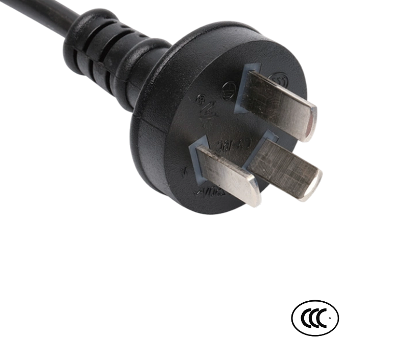 C3-16C 16A 250V Tiga Pin Steker Lurus Standar China