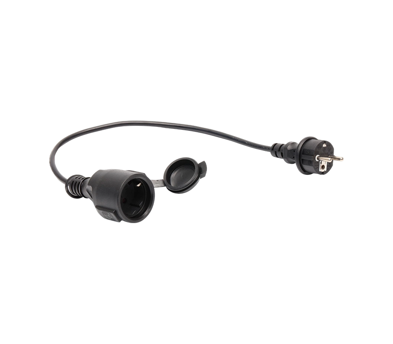 JT003-F/FY003-F+GZF3-16 16A 250V Kabel Ekstensi Tahan Air Tiga Pin Standar Eropa