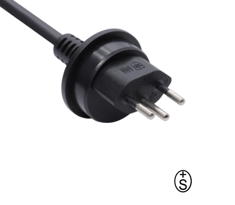 R3-10F 10A 250V Steker Tahan Air Swiss Tiga Pin
