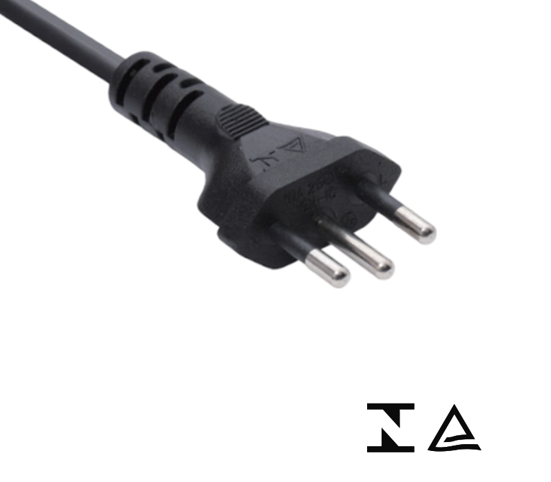 B3-10 10A 250V Steker Brasil Tiga Pin