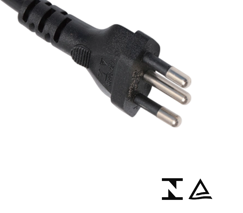 B3-20 20A 250V Steker Brasil Tiga Pin
