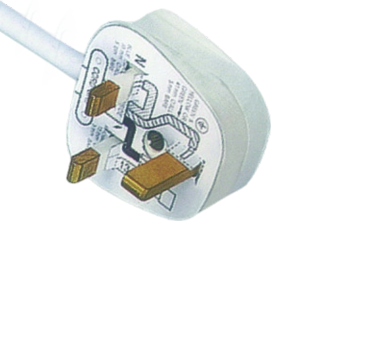 JT006 13A 250V Steker 3-Pin Standar Inggris yang Dapat Dilepas