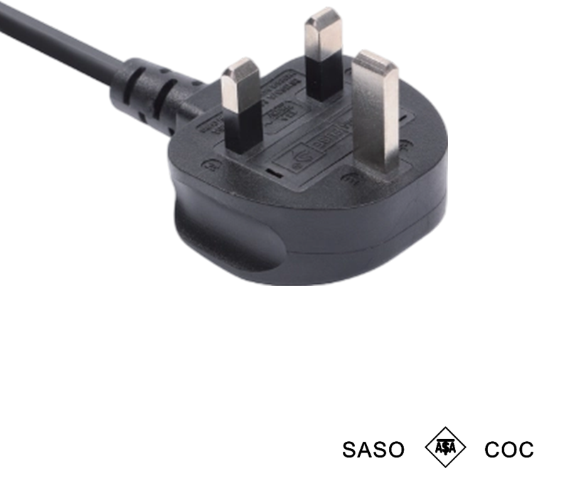 FY006A 13A 250V Steker Tiga Pin Inggris Dengan Sekring
