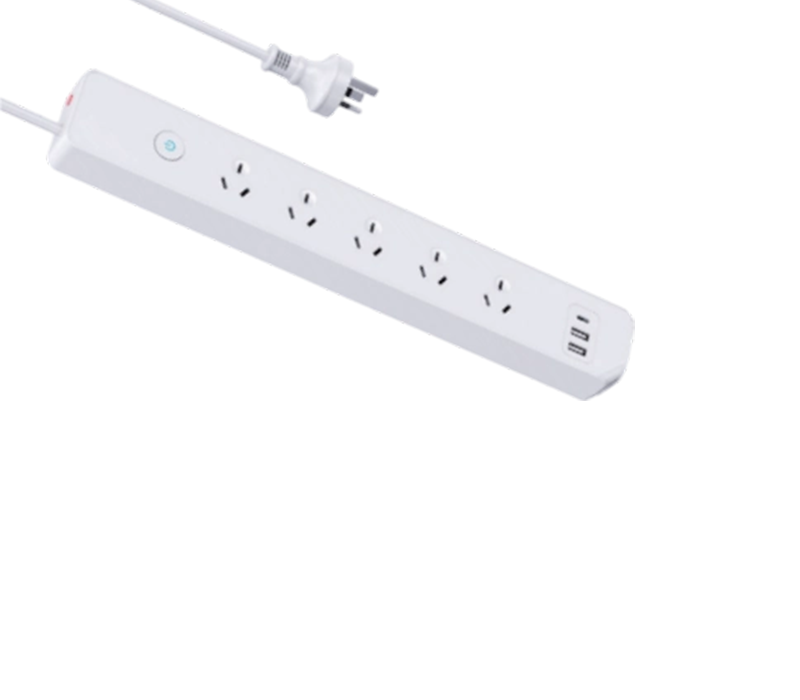 AU06 Power Strip Bergaya Australia dengan 5 Outlet