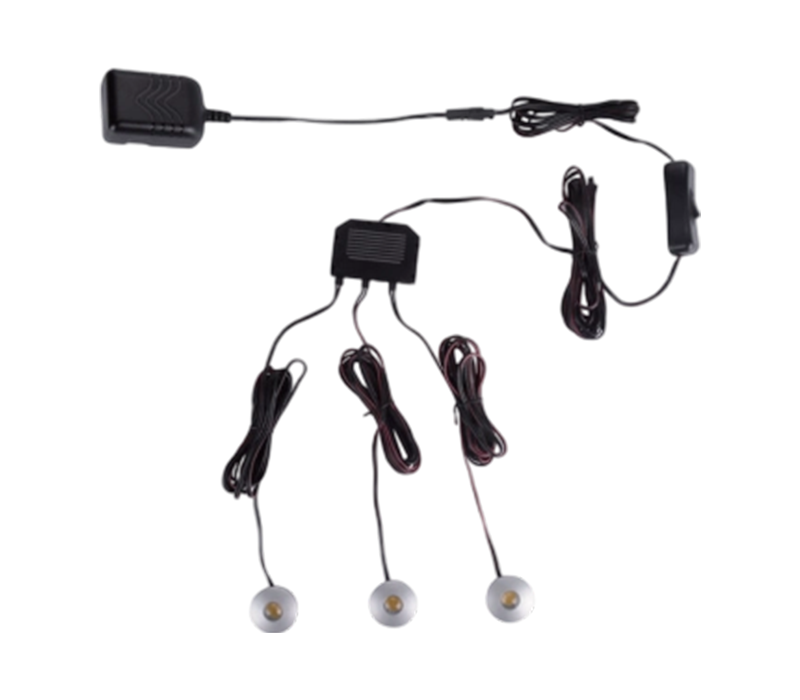 CLS-04 Kabinet Trim Lights Perumahan Plastik ABS dengan Finishing Dicat
